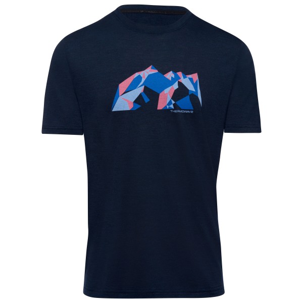 Thermowave - Merino Cooler Trulite T-Shirt My Precious - Merinoshirt Gr M blau von Thermowave