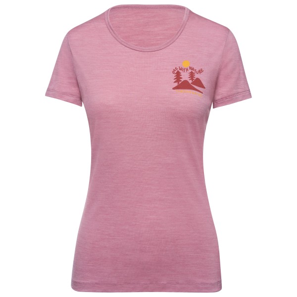 Thermowave - Women's Merino Cooler Trulite T-Shirt Nature - Merinoshirt Gr M rosa von Thermowave