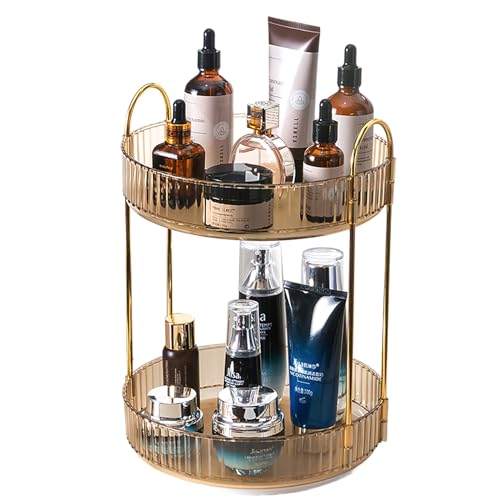 Thigies Makeup Organiser,Schminktisch Skincare Kosmetik Storage,360° Rotatable Cosmetic Organiser,Schmink Organizers von Thigies