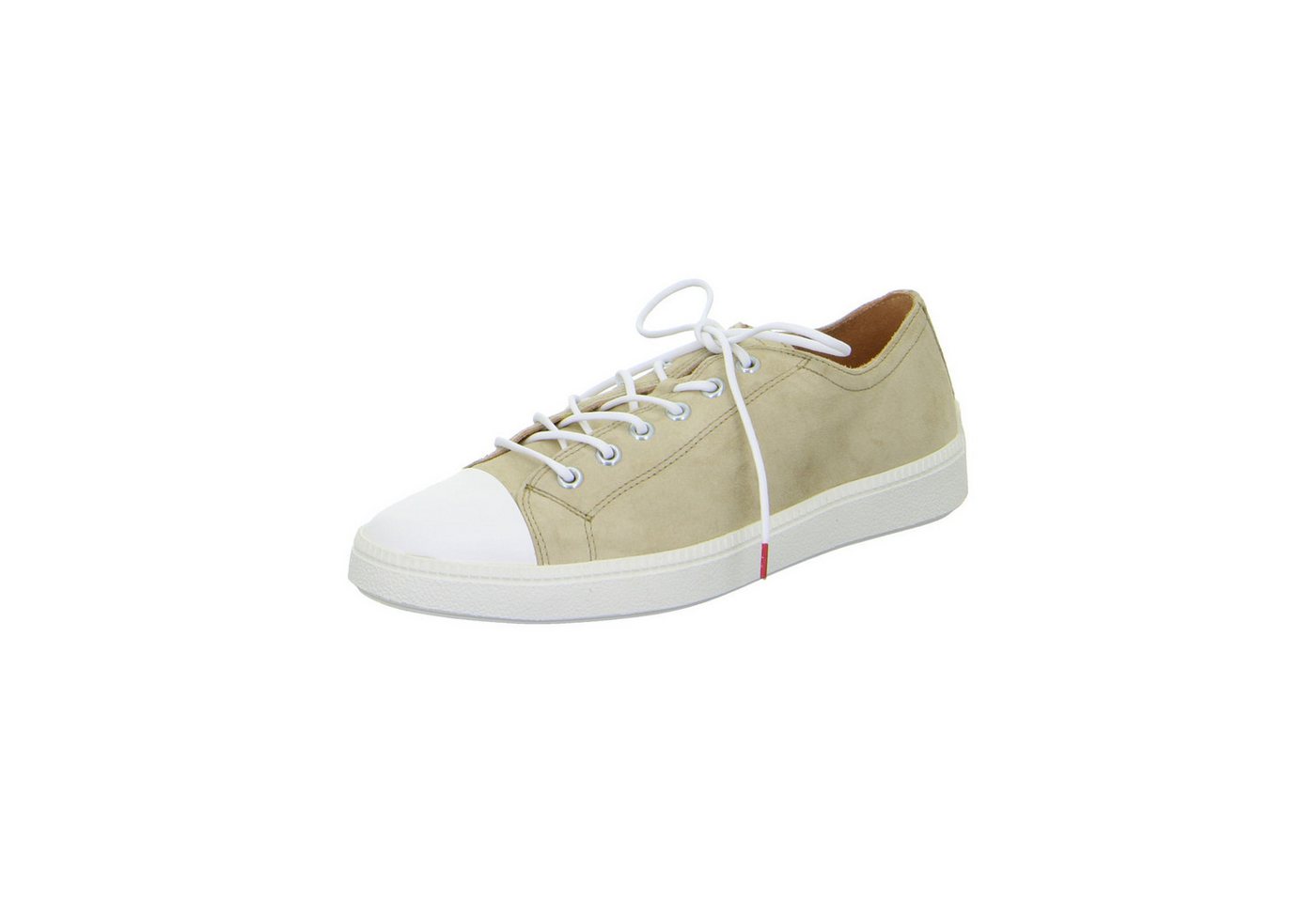 Think! Turna - Damen Schuhe Sneaker Schnürer Velours beige von Think!