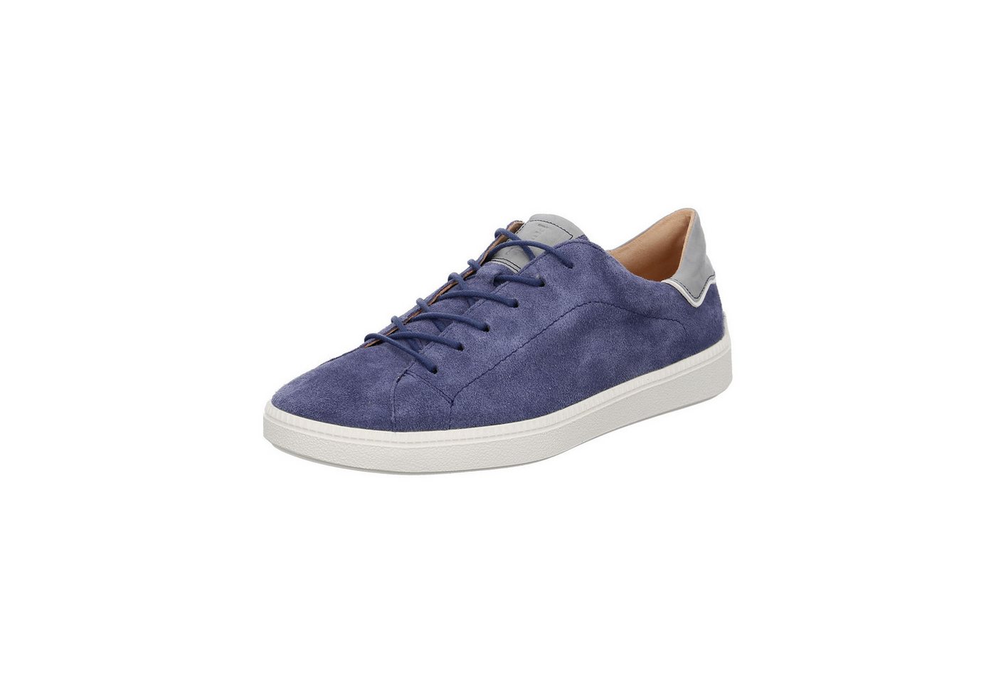 Think! Turna - Herren Schuhe Schnürschuh Sneaker Velours blau von Think!