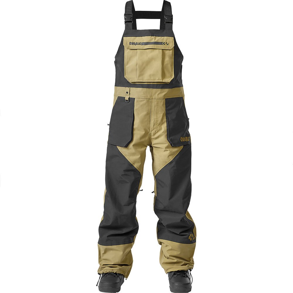 Thirtytwo Basement Bib Pants Braun,Schwarz L Mann von Thirtytwo