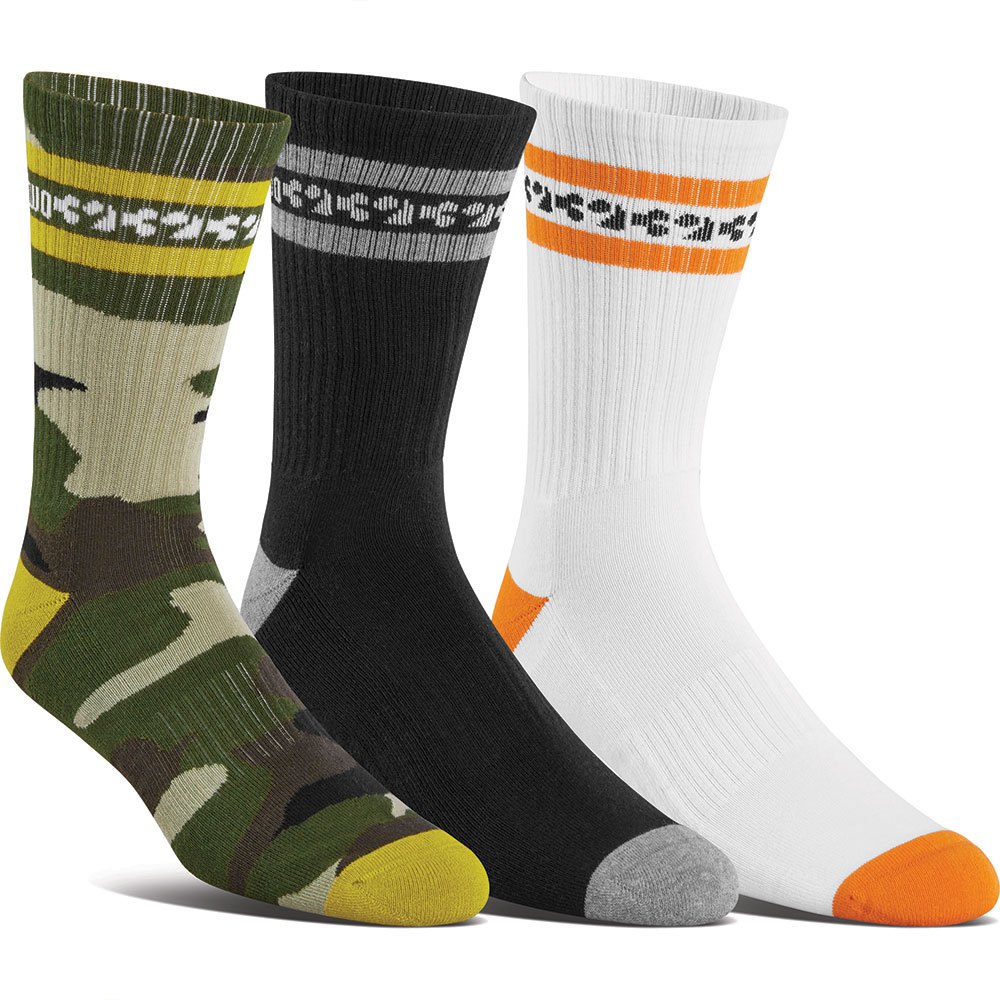 Thirtytwo Rest Stop Cre3-pack Socks Mehrfarbig EU 42-47 Mann Thirtytwo Rest Stop Cre3-pack Socks Mehrfarbig EU 42-47 Mann von Thirtytwo