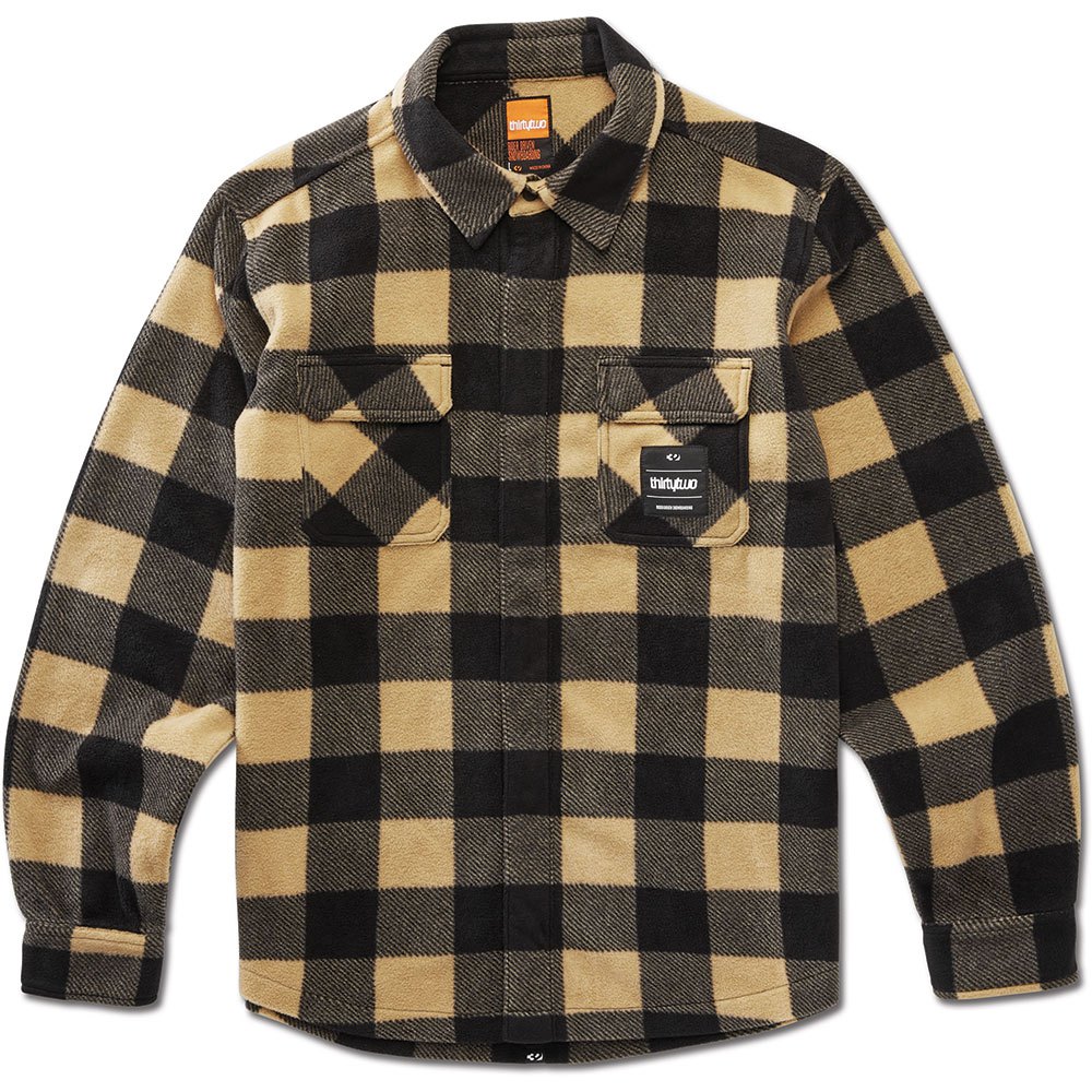 Thirtytwo Rest Stop Long Sleeve Shirt Braun L Mann Thirtytwo Rest Stop Long Sleeve Shirt Braun L Mann von Thirtytwo