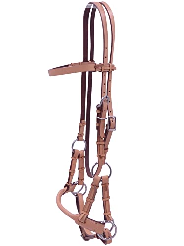 Thor Equine Sidepull mit rundem Nasenriemen. Natur, Full Thor Equine Sidepull mit rundem Nasenriemen. Natur, Full von Thor Equine