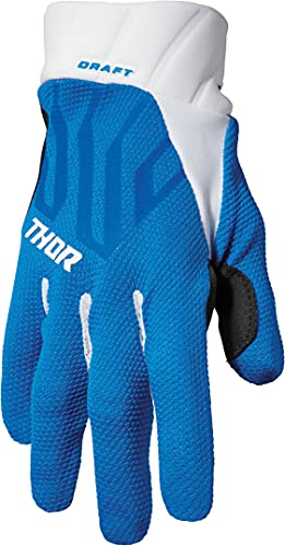 Thor Draft Lines Motocross Handschuhe Blau/Weiß 2XL von Thor