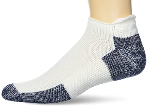 Thorlo Unisex Running Thorlo Laufsocken Roll Top Wei Marineblau größe L, wei marineblau, 12 EU Thorlo Unisex Running Thorlo Laufsocken Roll Top Wei Marineblau größe L, wei marineblau, 12 EU von Thorlos