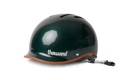 Thousand Fahrradhelm für Erwachsene – Heritage 2.0 Collection - British Racing Green Large von Thousand