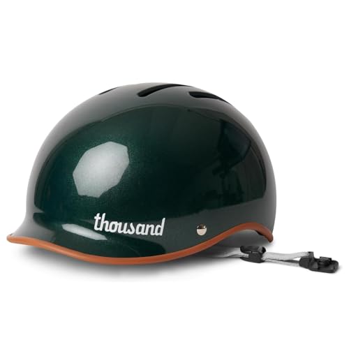 Thousand Fahrradhelm für Erwachsene – Heritage 2.0 Collection - British Racing Green Medium Thousand Fahrradhelm für Erwachsene – Heritage 2.0 Collection - British Racing Green Medium von Thousand