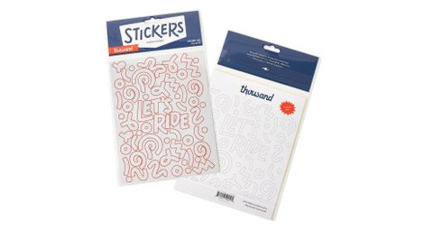 stickerbogen thousand super shapes stickerbogen thousand super shapes von Thousand
