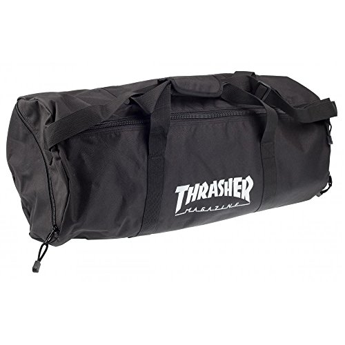 THRASHER Skatebag Duffel Sporttasche, Unisex-Erwachsene, Schwarz, Einheitsgröße von Thrasher