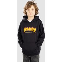 Thrasher Flame Kids Hoodie black von Thrasher