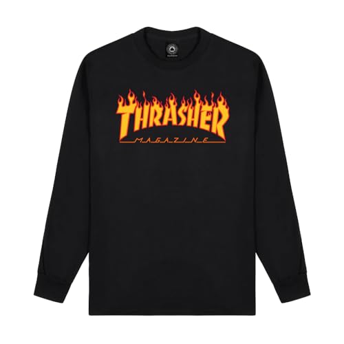 THRASHER Flame Long Sleeve Langarm-T-Shirt für Herren THRASHER Flame Long Sleeve Langarm-T-Shirt für Herren von Thrasher