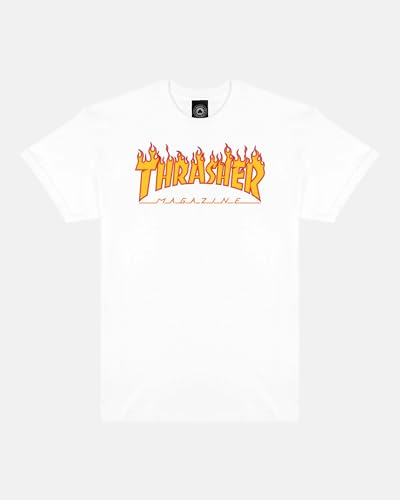 Thrasher Herren T-Shirt Flame L weiß Thrasher Herren T-Shirt Flame L weiß von Thrasher
