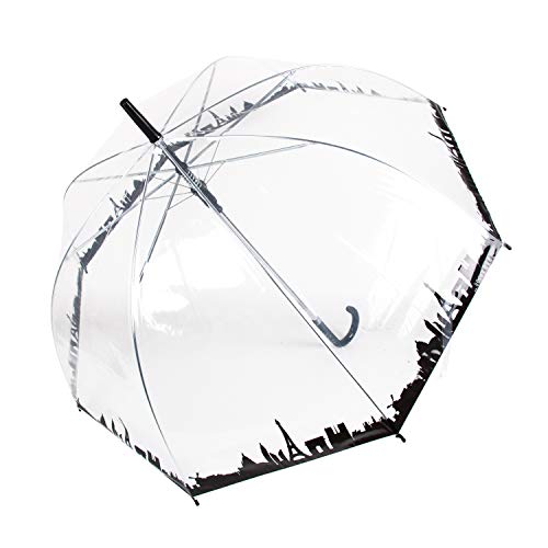 ThreeH Automatisches des Regenschirms Winddicht Reisen drucken Transparenter Regenschirm Personalisierter kompakter leichter Damen Stockschirm KS25B ThreeH Automatisches des Regenschirms Winddicht Reisen drucken Transparenter Regenschirm Personalisierter kompakter leichter Damen Stockschirm KS25B von ThreeH