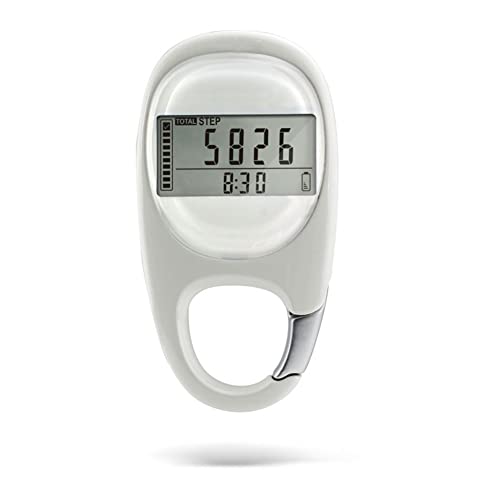 ThreeH Digitaler Schrittzähler Schrittzähler mit Clip 7 Tage Speicher Gehen Entfernung Meilen/km Übung Fitness Aktivität Kalorien für ältere Menschen Jugendliche Erwachsene Weiß ThreeH Digitaler Schrittzähler Schrittzähler mit Clip 7 Tage Speicher Gehen Entfernung Meilen/km Übung Fitness Aktivität Kalorien für ältere Menschen Jugendliche Erwachsene Weiß von ThreeH