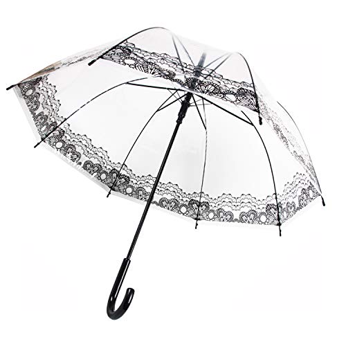 ThreeH Regenschirm Automatisches des Regenschirms Winddichtes Reisen Transparent Damen Personalisierter Kompakt Stockschirm KS25C ThreeH Regenschirm Automatisches des Regenschirms Winddichtes Reisen Transparent Damen Personalisierter Kompakt Stockschirm KS25C von ThreeH