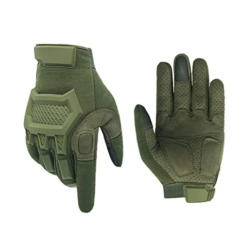 ThreeH rutschfeste Motorrad Handschuhe Winddichte Stoßdämpfende Verschleißfeste Handschuhe für Outdoor Sport Übung Fitness von ThreeH