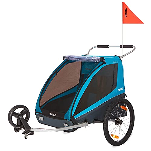 Thule 0872299042678 Coaster XT Kinder Fahrradanhänger 2017, blau von Thule