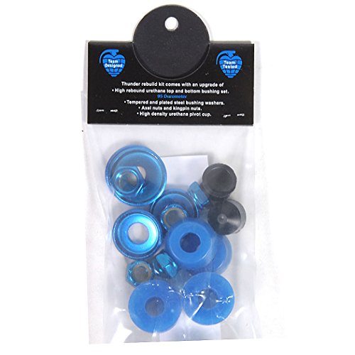 Thunder Rebuilt Kit blau - Lenkgummis 95A, Pivots, plus Schrauben Thunder Rebuilt Kit blau - Lenkgummis 95A, Pivots, plus Schrauben von Thunder