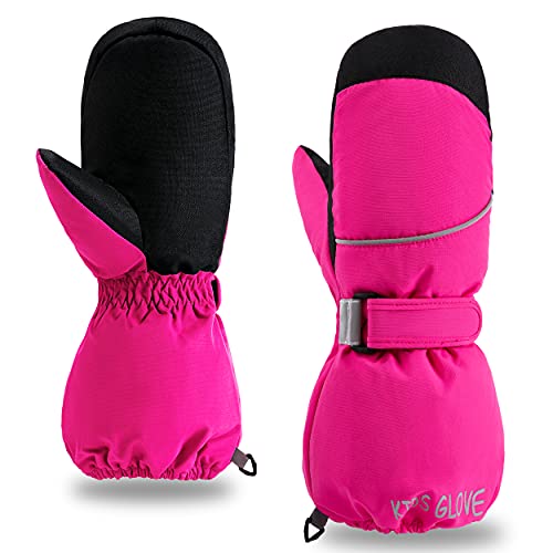 ThxToms Kinder Ski Handschuhe Fäustlinge | Winter Handschuhe -15℃ Winddicht Wasserdicht Warm | Oxford Verdickt Kalt Wetter | Outdoor Sports Snowboard Skifahren | für Junge und Mädchen ThxToms Kinder Ski Handschuhe Fäustlinge | Winter Handschuhe -15℃ Winddicht Wasserdicht Warm | Oxford Verdickt Kalt Wetter | Outdoor Sports Snowboard Skifahren | für Junge und Mädchen von ThxToms