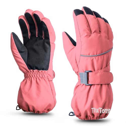 ThxToms Kinder Ski Handschuhe Winter Skihandschuhe -15℃ | Winddicht Wasserdicht Warm | Oxford Palme Verdickt Kalt Wetter | Outdoor Sports Snowboard Skifahren | Junge Mädchen ThxToms Kinder Ski Handschuhe Winter Skihandschuhe -15℃ | Winddicht Wasserdicht Warm | Oxford Palme Verdickt Kalt Wetter | Outdoor Sports Snowboard Skifahren | Junge Mädchen von ThxToms
