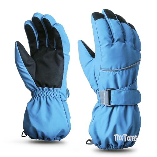 ThxToms Kinder Ski Handschuhe Winter Skihandschuhe -15℃ | Winddicht Wasserdicht Warm | Oxford Palme Verdickt Kalt Wetter | Outdoor Sports Snowboard Skifahren | Junge Mädchen ThxToms Kinder Ski Handschuhe Winter Skihandschuhe -15℃ | Winddicht Wasserdicht Warm | Oxford Palme Verdickt Kalt Wetter | Outdoor Sports Snowboard Skifahren | Junge Mädchen von ThxToms