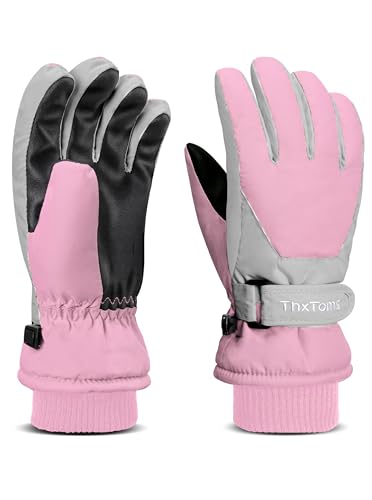 ThxToms Kinder Ski Handschuhe | Winter Snow Skihandschuhe -15℃ | Winddicht Wasserdicht Warm | PU Verdickt Kalt Wetter | Outdoor Sports Snowboard Skifahren Fahrrad | Junge Mädchen für 4-14 Jahre alt ThxToms Kinder Ski Handschuhe | Winter Snow Skihandschuhe -15℃ | Winddicht Wasserdicht Warm | PU Verdickt Kalt Wetter | Outdoor Sports Snowboard Skifahren Fahrrad | Junge Mädchen für 4-14 Jahre alt von ThxToms