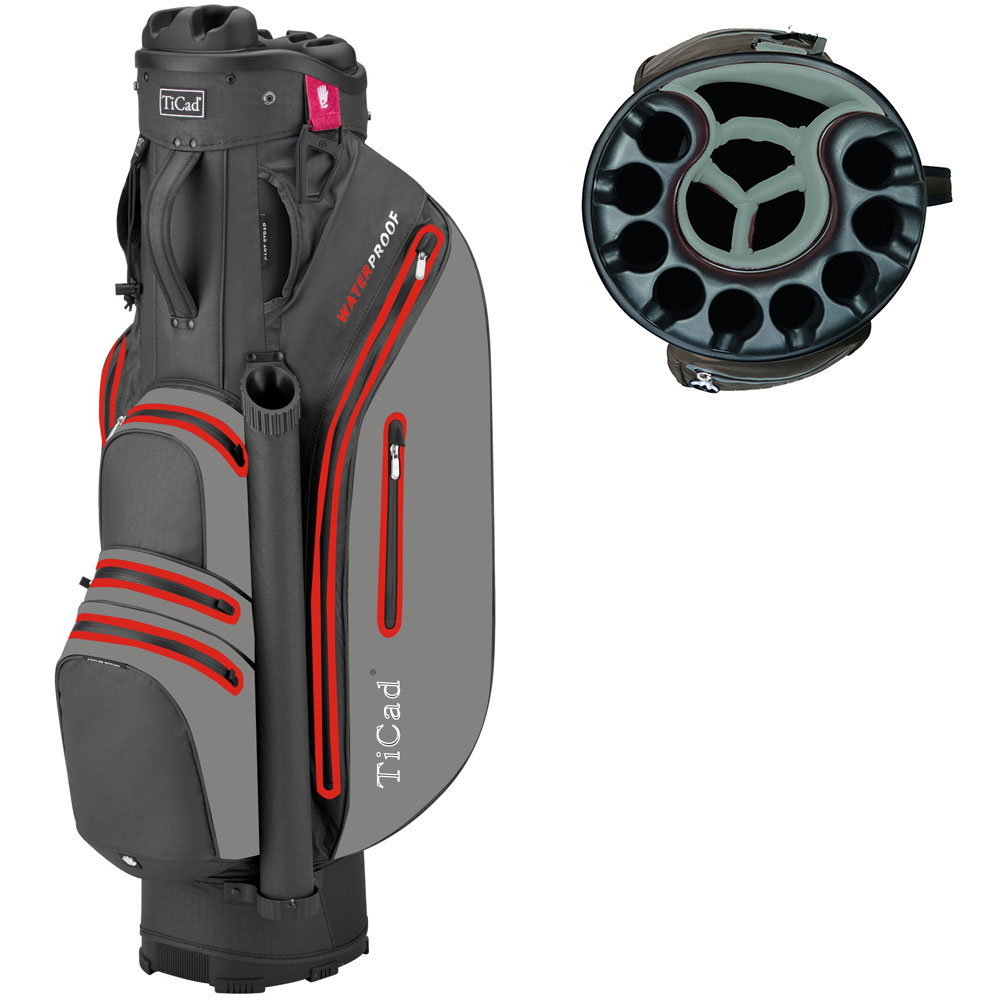 'TiCad Dry QO 9 Waterproof Trolleybag schwarz/grau/rot' 'TiCad Dry QO 9 Waterproof Trolleybag schwarz/grau/rot' von TiCad