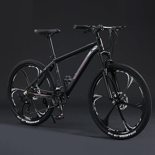 Geeignet for Männer und Frauen 27,5-Zoll-Mountainbike for Erwachsene 24-Gang-Hardtail-Mountainbike Geeignet for Outdoor-Sportarten 17-Zoll-Rahmen Rahmen aus Aluminiumlegierung Ultraleicht(Black 6) von TiLLOw