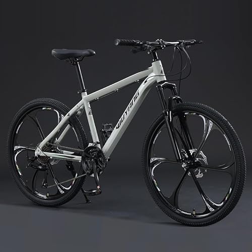TiLLOw 24-Gang-Hardtail-Mountainbike, geeignet for Männer und Frauen, 27,5-Zoll-Mountainbike for Erwachsene, Mehrzweck-Mountainbike, Rahmen aus Aluminiumlegierung, Ultraleicht(Gray 6) von TiLLOw