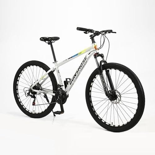 TiLLOw 27,5"/29" Mountainbike for Erwachsene for Männer und Frauen mit ultraleichtem Rahmen(Silver,29"*24 speed) von TiLLOw