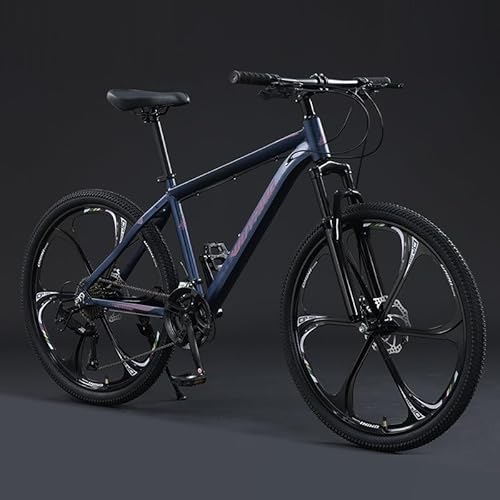 TiLLOw 27,5-Zoll-Mountainbike for Erwachsene, 24-Gang-Hardtail-Mountainbike, for Männer und Frauen geeignet, stoßdämpfende Offroad-Reifen, 17-Zoll-Rahmen(Blue 6) von TiLLOw