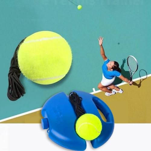TiLLOw Tennistraining, Tennistrainingsset, Schwungball, Kinder und Erwachsene, Tennisanfängertraining, Vorhand- und Rückhandtraining im Freien, von TiLLOw