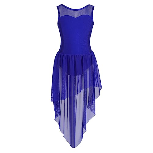 TiaoBug Kinder Mädchen Ballettkleid Ballettanzug Ballett Trikot Kleid mit Chiffon Rock in Weiß Schwarz Rosa Lavender Blau unregelmäßig 122-128 TiaoBug Kinder Mädchen Ballettkleid Ballettanzug Ballett Trikot Kleid mit Chiffon Rock in Weiß Schwarz Rosa Lavender Blau unregelmäßig 122-128 von TiaoBug