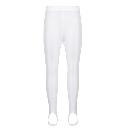TiaoBug Mädchen Ballett Strumpfhose Kinder Sport Hose Pantyhose blickdichte Strümpfe Leggings mit Steigbügel für Gymnastik Tanz Yoga Pants Weiß 152-164 TiaoBug Mädchen Ballett Strumpfhose Kinder Sport Hose Pantyhose blickdichte Strümpfe Leggings mit Steigbügel für Gymnastik Tanz Yoga Pants Weiß 152-164 von TiaoBug