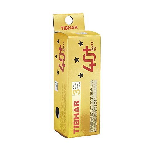 Tibhar SYNTT NG 40+ 3 Star Tischtennisbälle (3 Stück), weiß Tibhar SYNTT NG 40+ 3 Star Tischtennisbälle (3 Stück), weiß von Tibhar