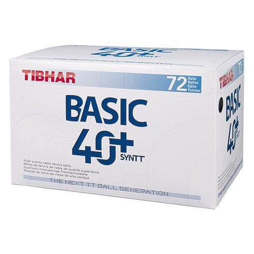 Tibhar Ball Basic 40+ SYNTT 72er weiß, St, weiß Tibhar Ball Basic 40+ SYNTT 72er weiß, St, weiß von Tibhar