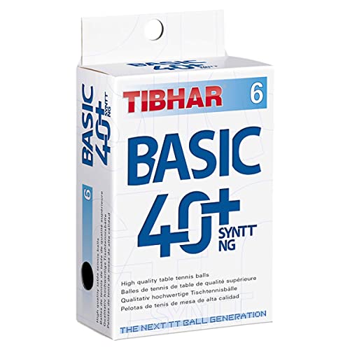 Tibhar Ball Basic 40+ SYNTT NG 6er, weiß Tibhar Ball Basic 40+ SYNTT NG 6er, weiß von Tibhar
