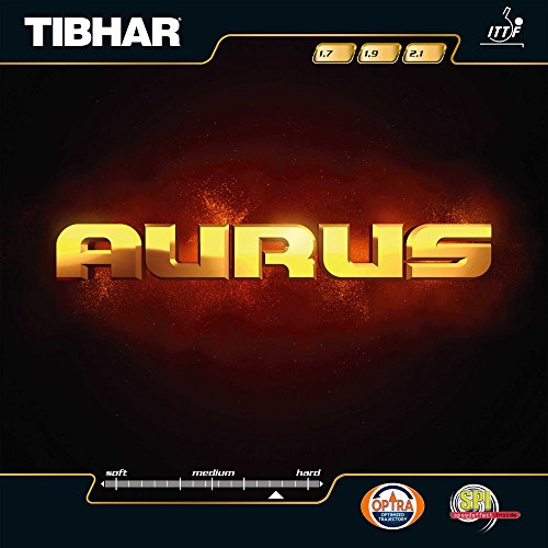 Tibhar Belag Aurus, rot, 1,9 mm von Tibhar