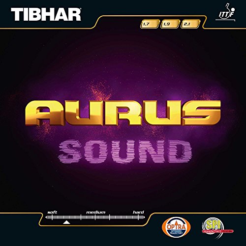 Tibhar Belag Aurus Sound, schwarz, 1,7 mm Tibhar Belag Aurus Sound, schwarz, 1,7 mm von Tibhar