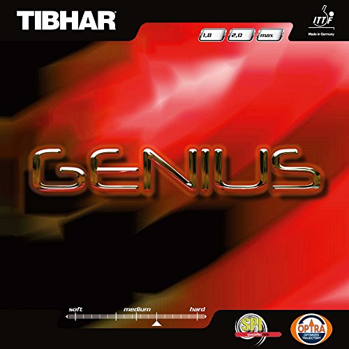 Tibhar Belag Genius, rot, 2,3 mm Tibhar Belag Genius, rot, 2,3 mm von Tibhar