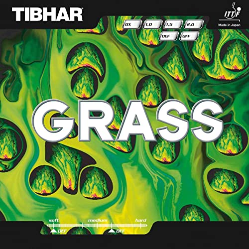 Tibhar Belag Grass, rot, 1,0 mm von Tibhar
