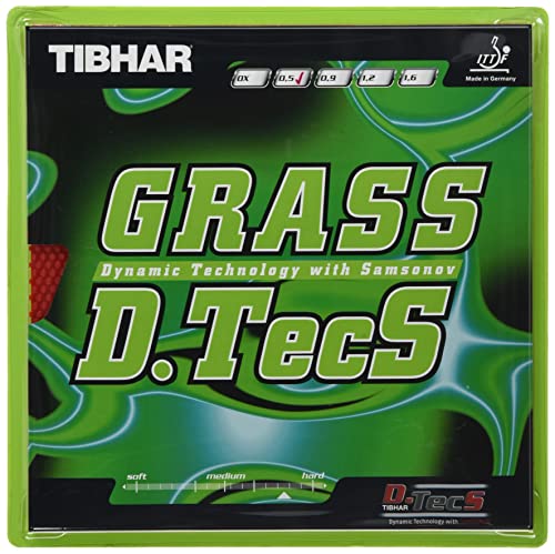 Tibhar Belag Grass D.TecS, rot, 0,5 mm von Tibhar