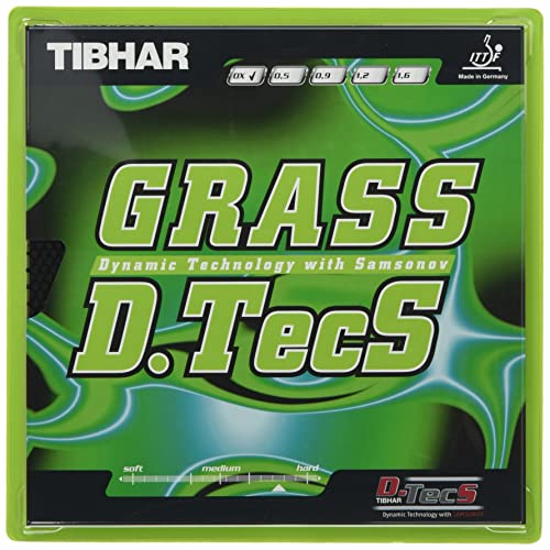 Tibhar Belag Grass D.TecS, schwarz, 0,9 mm von Tibhar