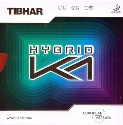 Tibhar Belag Hybrid K1, rot, 1,8 mm von Tibhar