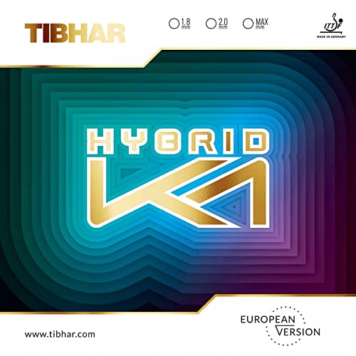 Tibhar Belag Hybrid K1, schwarz, 2,3 mm Tibhar Belag Hybrid K1, schwarz, 2,3 mm von Tibhar