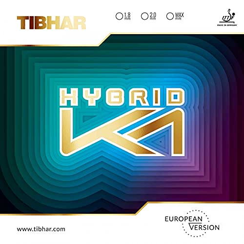 Tibhar Belag Hybrid K1 Farbe 2,0 mm, schwarz, Größe 2,0 mm, schwarz Tibhar Belag Hybrid K1 Farbe 2,0 mm, schwarz, Größe 2,0 mm, schwarz von Tibhar