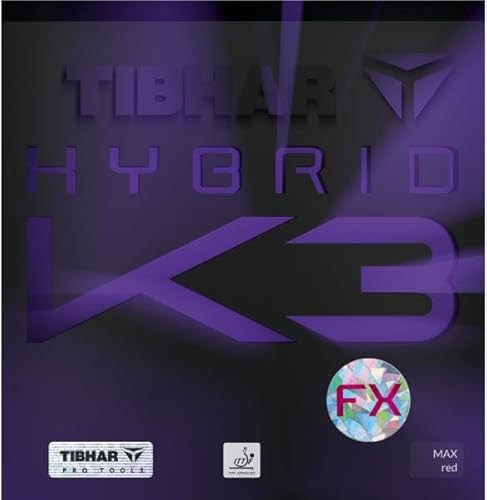 Tibhar Belag Hybrid K3 FX Farbe 1,8 mm, schwarz Tibhar Belag Hybrid K3 FX Farbe 1,8 mm, schwarz von Tibhar