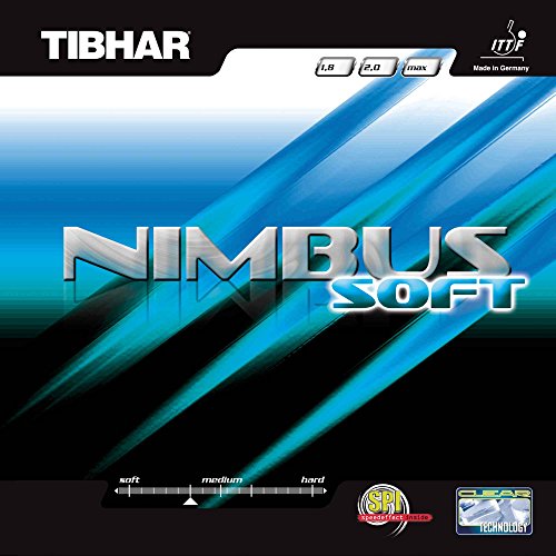 Tibhar Belag Nimbus Soft, rot, 2,3 mm von Tibhar